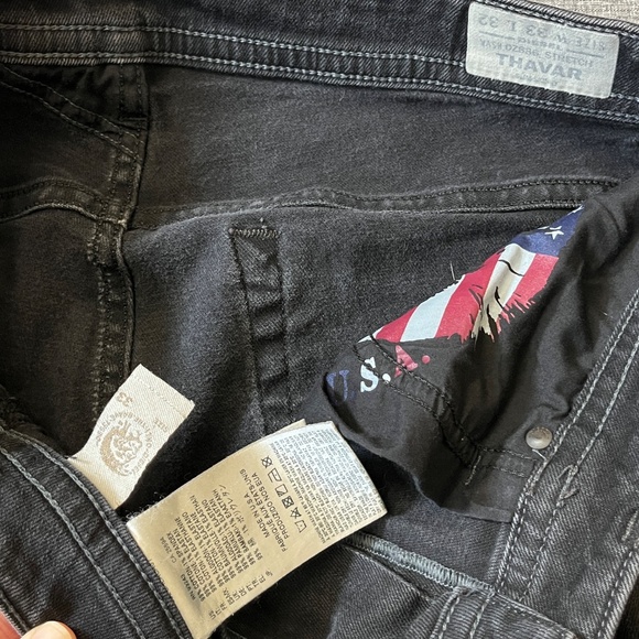 Diesel Thavar Slim Skinny Jeans - Men's Size 33*32 - Black - Picture 5 of 13